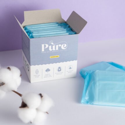 PURE noćni ulošci od organskog pamuka – prirodni ulošci bez plastike, bez kemikalija, za osjetljivu kožu